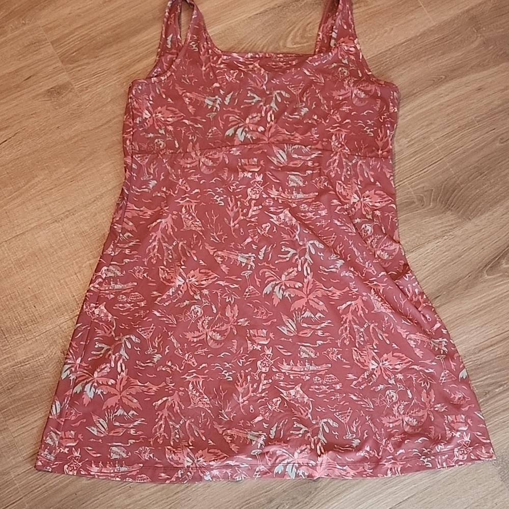 Columbia Coral And Mint Sporty Tank Dress